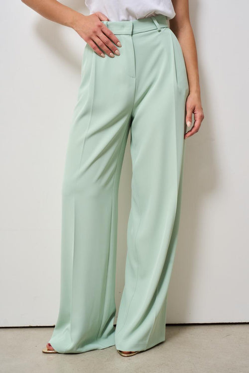 Pantalone donna a palazzo menta - 2