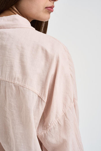Camicia donna fluida rosa - 5