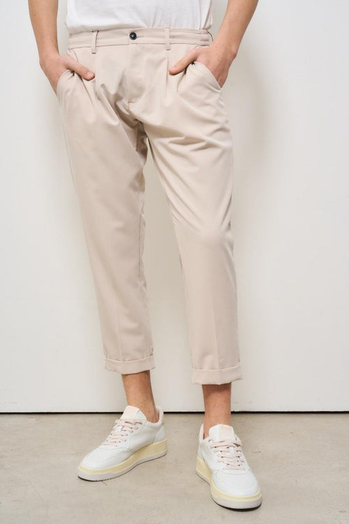 Pantalone uomo regular beige - 2