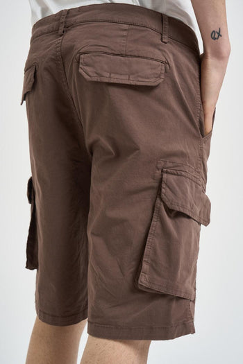 Bermuda cargo uomo marrone - 4