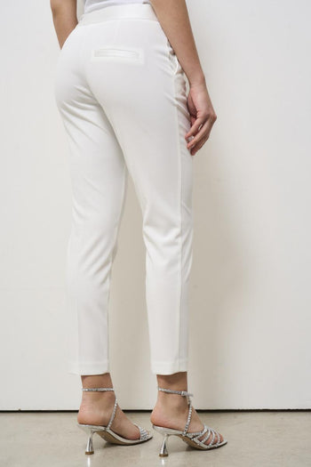 Pantalone donna skinny bianco - 4