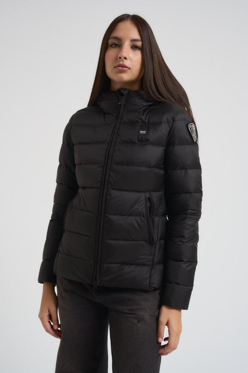 Piumino sfiancato donna nero - 2