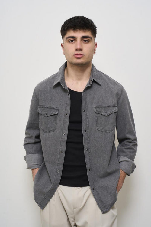 Vintage Grey Men's Shirt