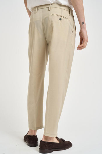 Pantalone uomo con pinces corda - 5