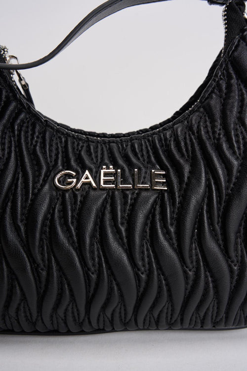 Borsa donna matelassè a spalla nera - 2