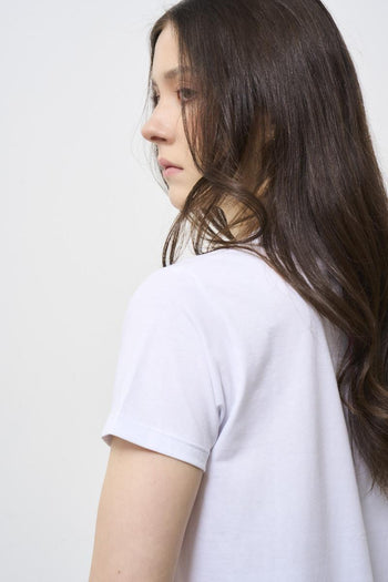 T-shirt donna bianca scritta I Love S.Tropez - 3