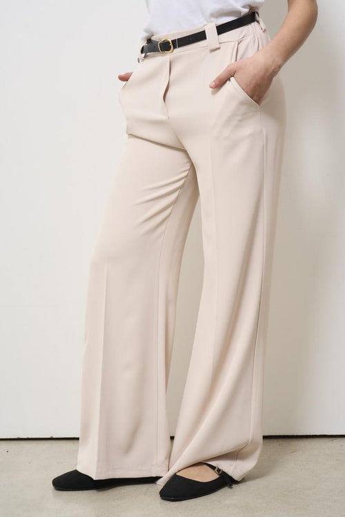 Women's pink flare pants - 2
