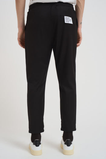 Pantalone uomo con coulisse nero - 3