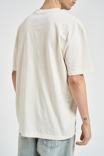 T-shirt uomo girocollo bianca - 4