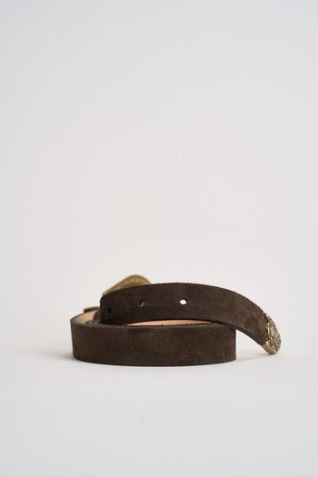 Cintura donna suede marrone - 3