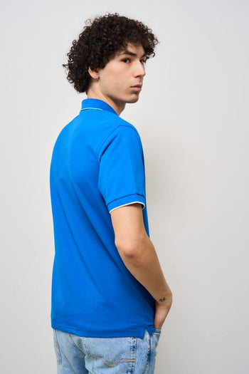 Polo uomo blu royal - 4