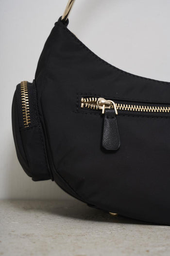 Black women's shoulder bag - 5
