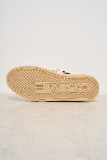 Women's white and animalier sneakers - 9