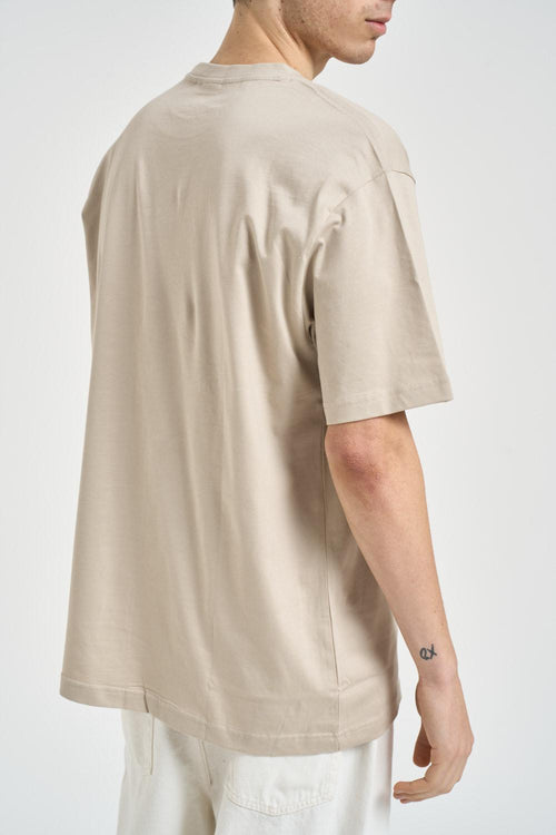 T-shirt uomo over beige - 2