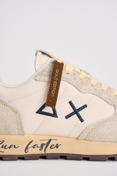 Sneakers uomo panna e blu - 2