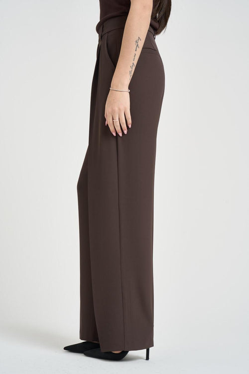 Pantalone donna dritto moro - 2