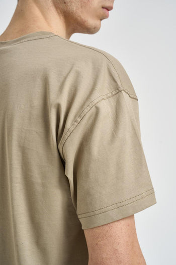 T-shirt uomo T-norm-v13 beige - 4
