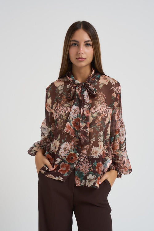 Blusa donna floreale