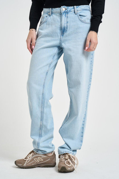 Jeans donna dritto denim chiaro - 2
