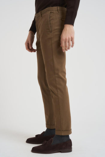 Pantalone uomo dritto tabacco - 3