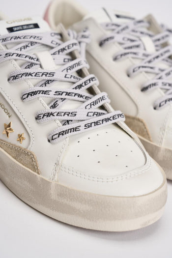 Sneakers donna bianche e rosa - 4