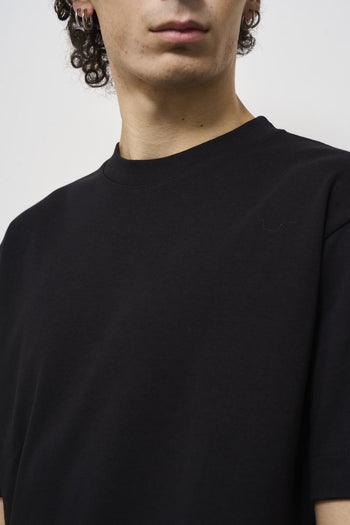 T-shirt uomo girocollo nera - 4