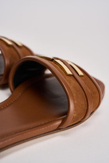Sandalo donna marrone - 8