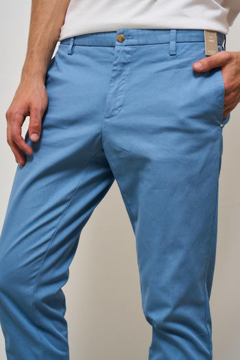 Pantalone uomo chino celeste - 3