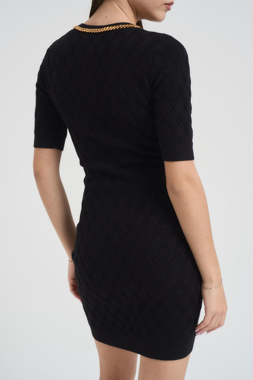 Abito donna midi nero - 2