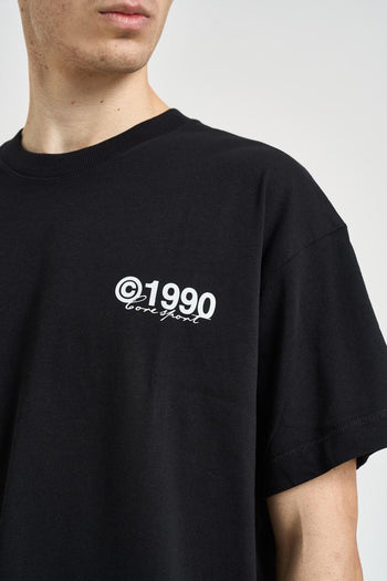 T-shirt uomo con stampa nera - 4