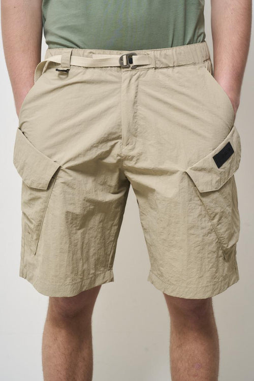 Men's cargo bermuda shorts beige