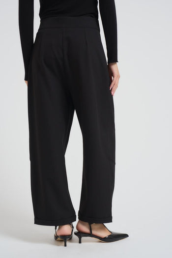 Pantalone donna balloon nero - 5