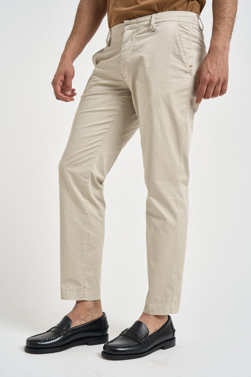 Pantalone uomo chino sabbia - 1