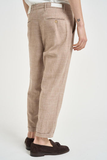 Pantalone uomo chino beige - 4