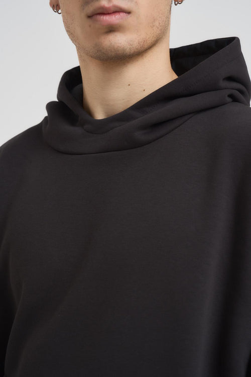 Felpa uomo con cappuccio grigio piombo - 2