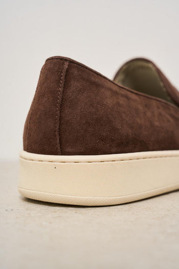 Mocassino uomo 1940 in suede marrone - 6