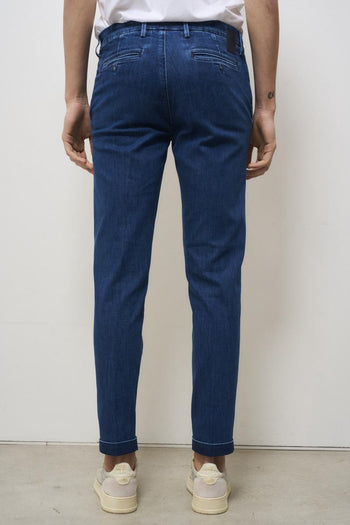 Skinny women's jeans in dark denim - 4