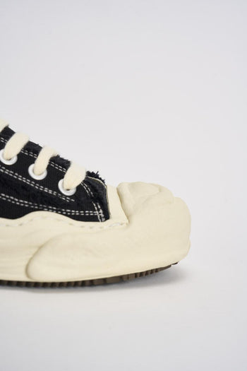 Sneakers uomo nere in canvas - 3