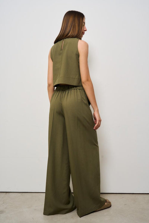 Completo abito donna verde militare - 2