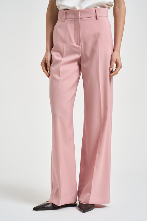 Pantalone donna a palazzo rosa