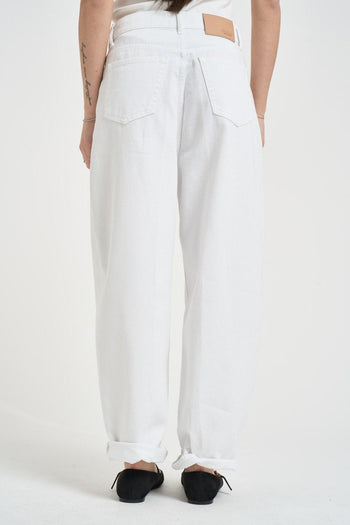 Jeans donna Laila in denim bianco - 3