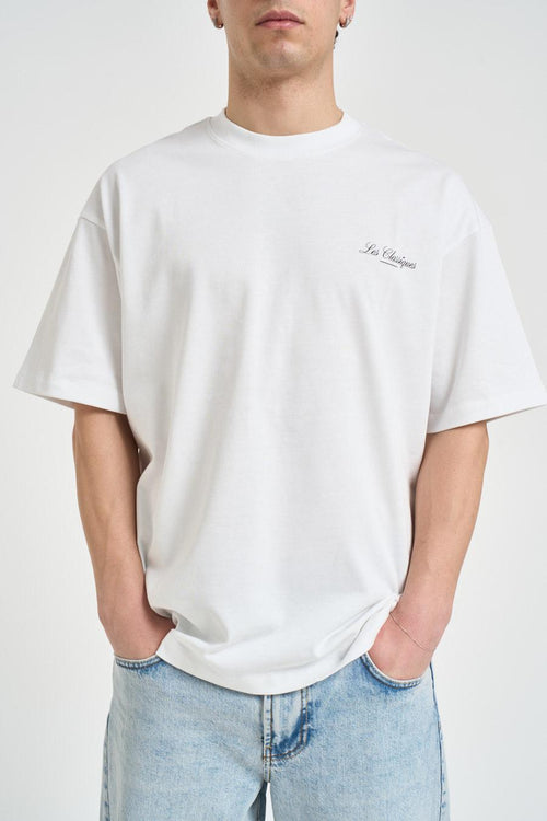 T-shirt uomo girocollo bianca - 2