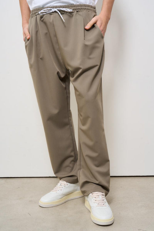 Pantalone uomo dritto tortora - 2