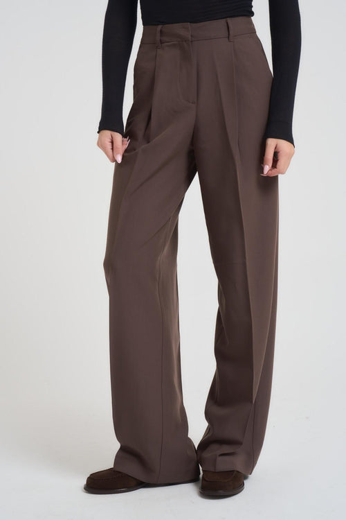 Pantalone marrone sartoriale