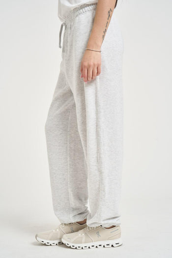 Pantalone donna grigio jogger - 3
