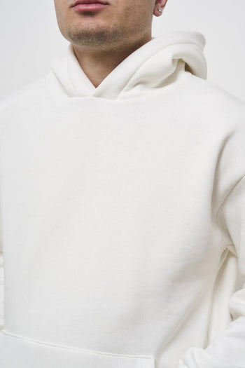 Men's white hoodie - 3