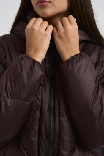 Piumino corto Eugenie marrone - 4