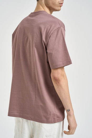 T-shirt uomo over malva - 3