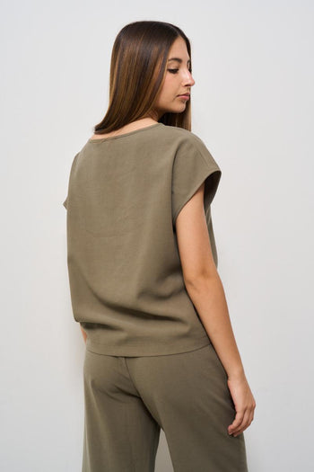 Completo abito donna verde militare - 5