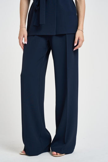 Abito donna gilet e pantalone blu notte - 6